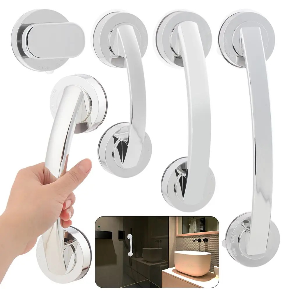 Bath Safety Handle Suction Cup Handrail Bathroom Grip Non-slip Safety Shower Grab Bar For Adults And Children In Bathroom