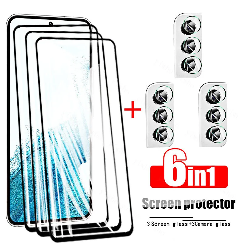 Tempered Glass Case for Samsung Galaxy S22 5G Screen Protector on For Samsung S22 S 22 22s 6.1\