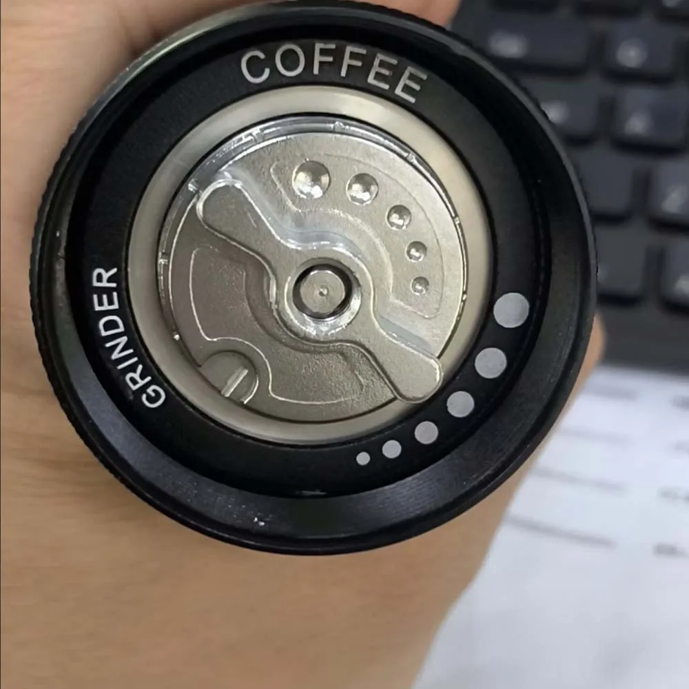 Manual Coffee Grinder Stainless Steel Conical Burr Adjustable Setting High Quality Portable Hand Grinder