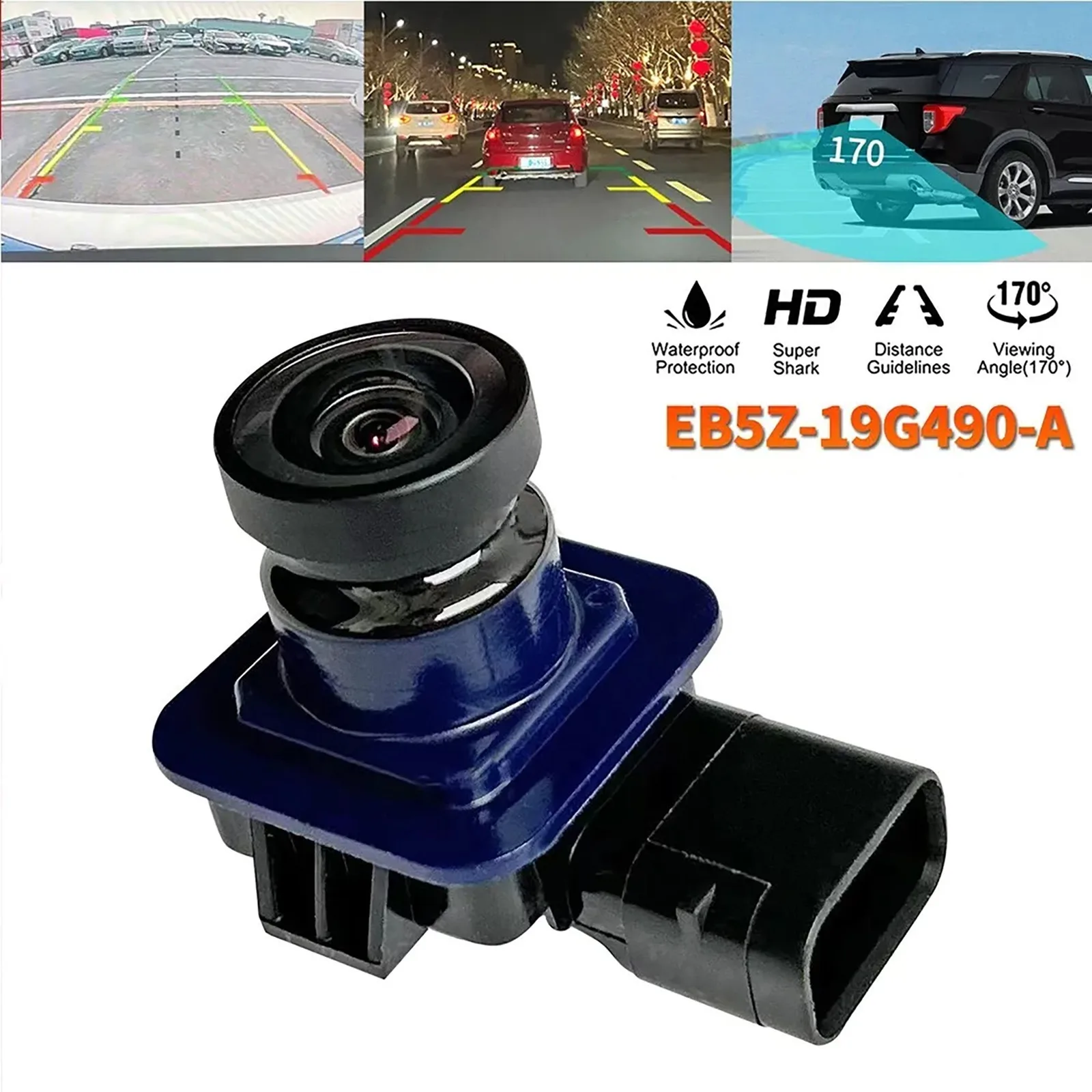 EB5Z-19G490-A EB5Z19G490A Ford Explore 용 후면보기 백업 주차 카메라 2011 2012 2013 2014 2015 자동차 액세서리