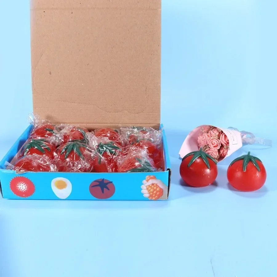 Decompression tomatoes can't be broken, vent water balloons, decompress tomatoes, fruit pinching music toys - view 7