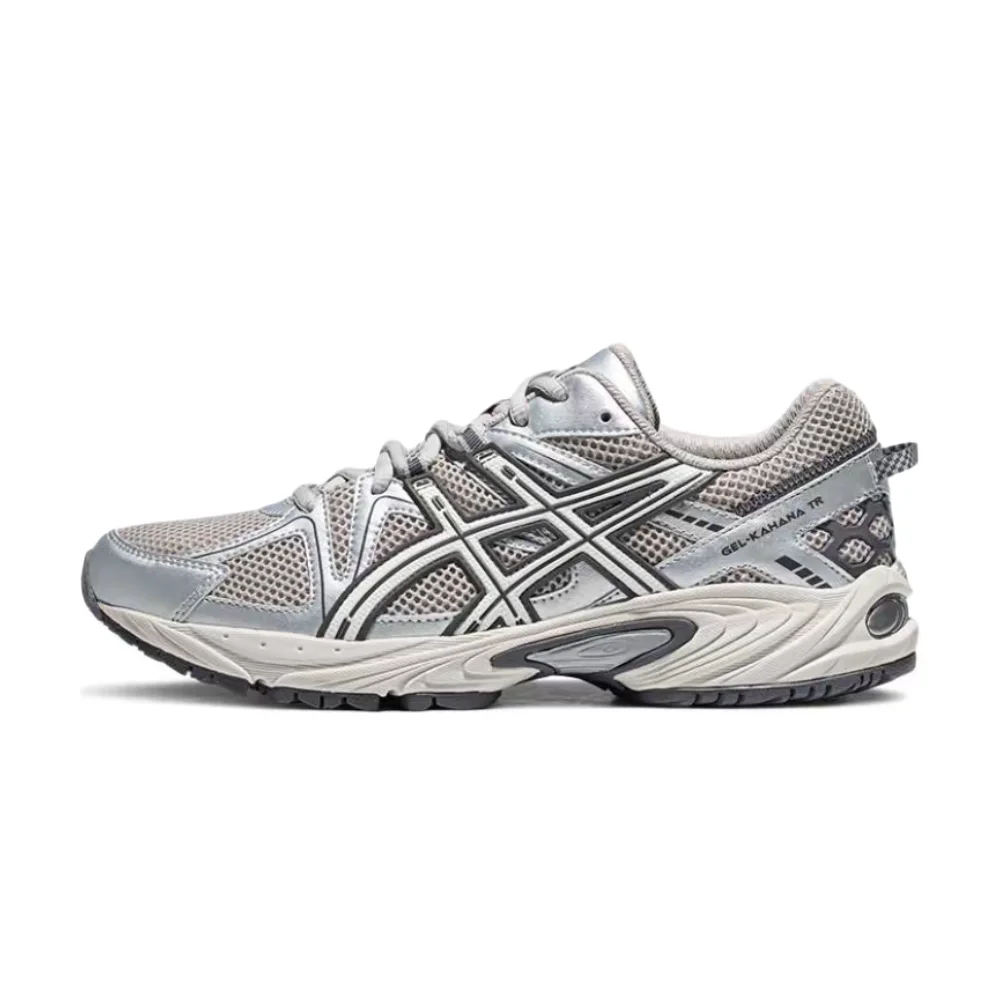 ASICS Gel-Kahana TR Unisex Gray Low-Top Runners – Non-Slip Cushioned Durable Sole & Comfortable Casual Fit 1203A390-021