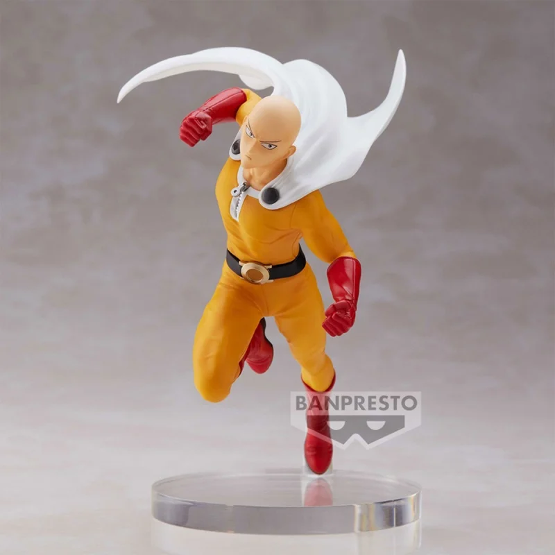 BANDAI Anime One Punch Man Saitama Genos figuras de acción estatua de Pvc modelo muñecas adorno coleccionable juguetes para niños regalos para niños