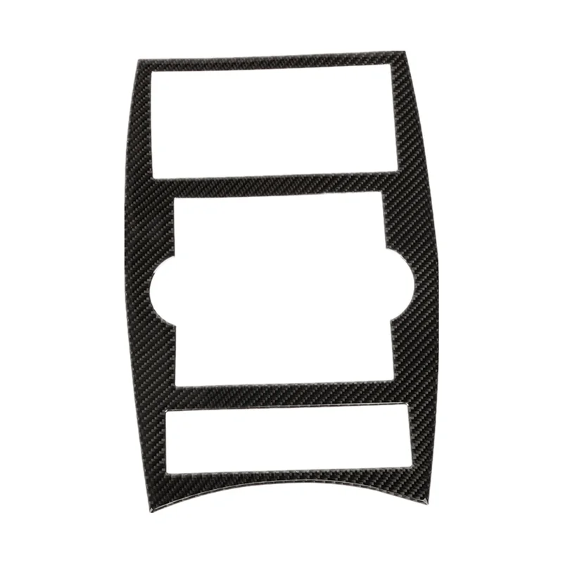 

1 PCS Car Central Control Navigation Panel Cover Soft Carbon Fiber Trim Sticker Accessories For Jeep Commander 2006-2010-L94A