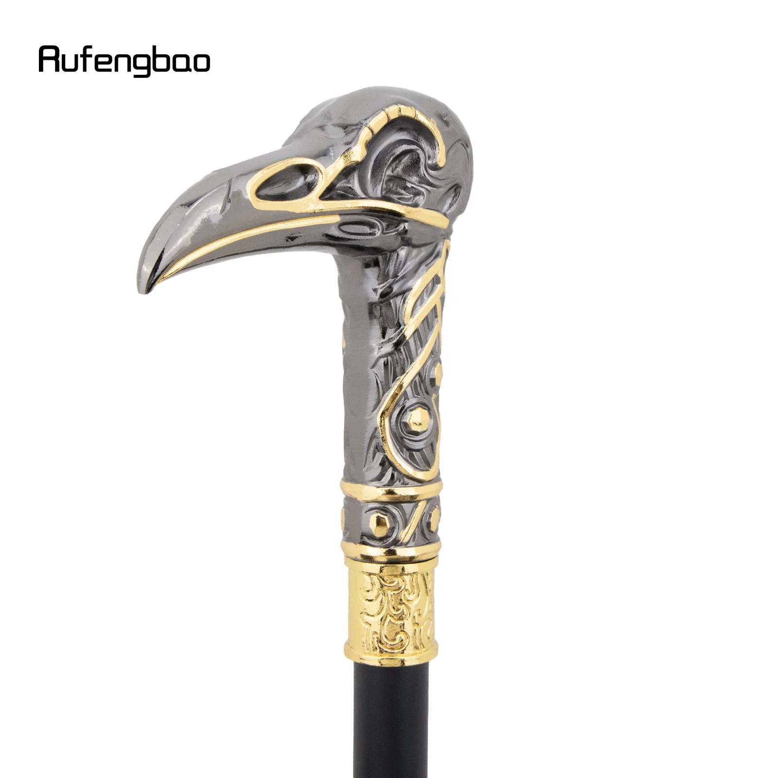 Perfect For Gentlemen And Cosplay Steampunk, Or Everyday Use, Perfect Gift For Lovers Or Collectors Fantasy Cane Yellow Black