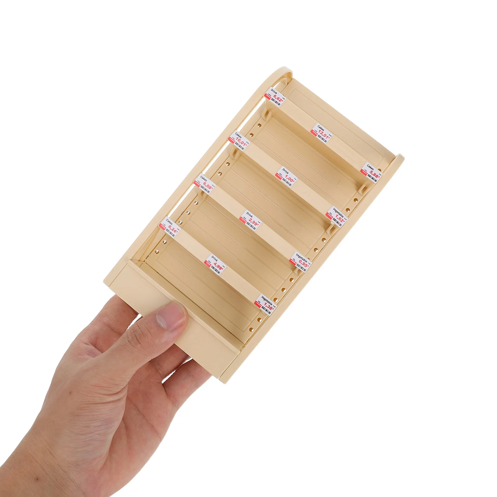 

Miniature Supermarket Multi Layer Display Rack Storage Cabinet Kids Pretend Play Mini House Kitchen Decoration Furniture