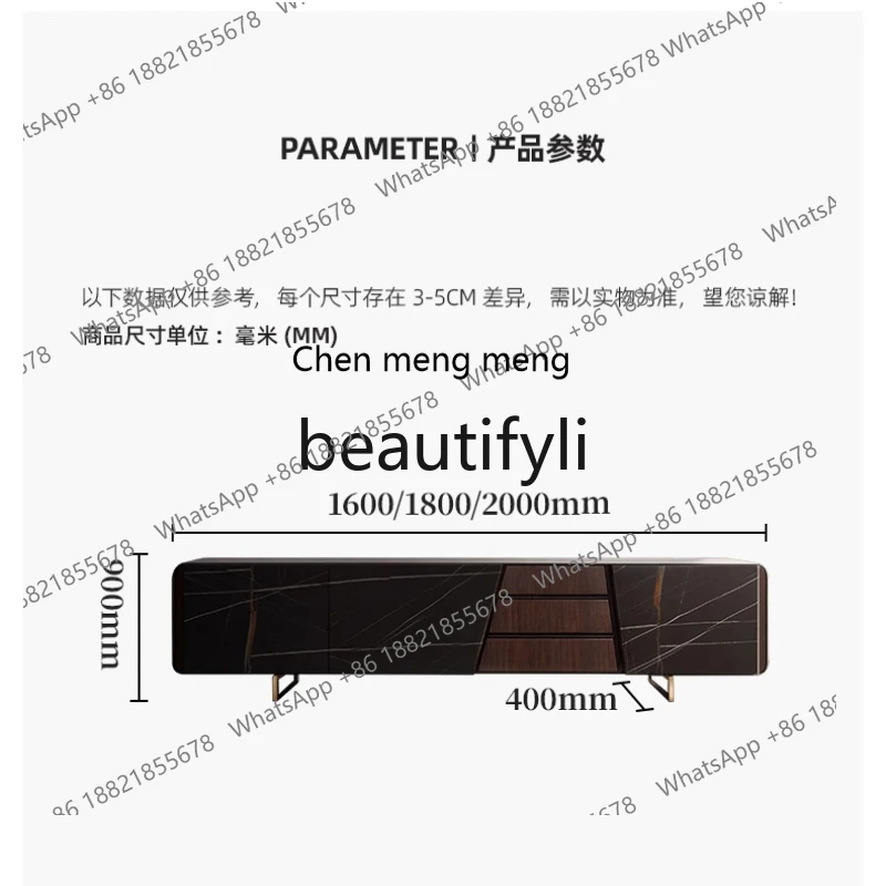 Light luxury high-end entrance cabinet Modern simple dining side cabinet Italian marble entrance decorative locker  H