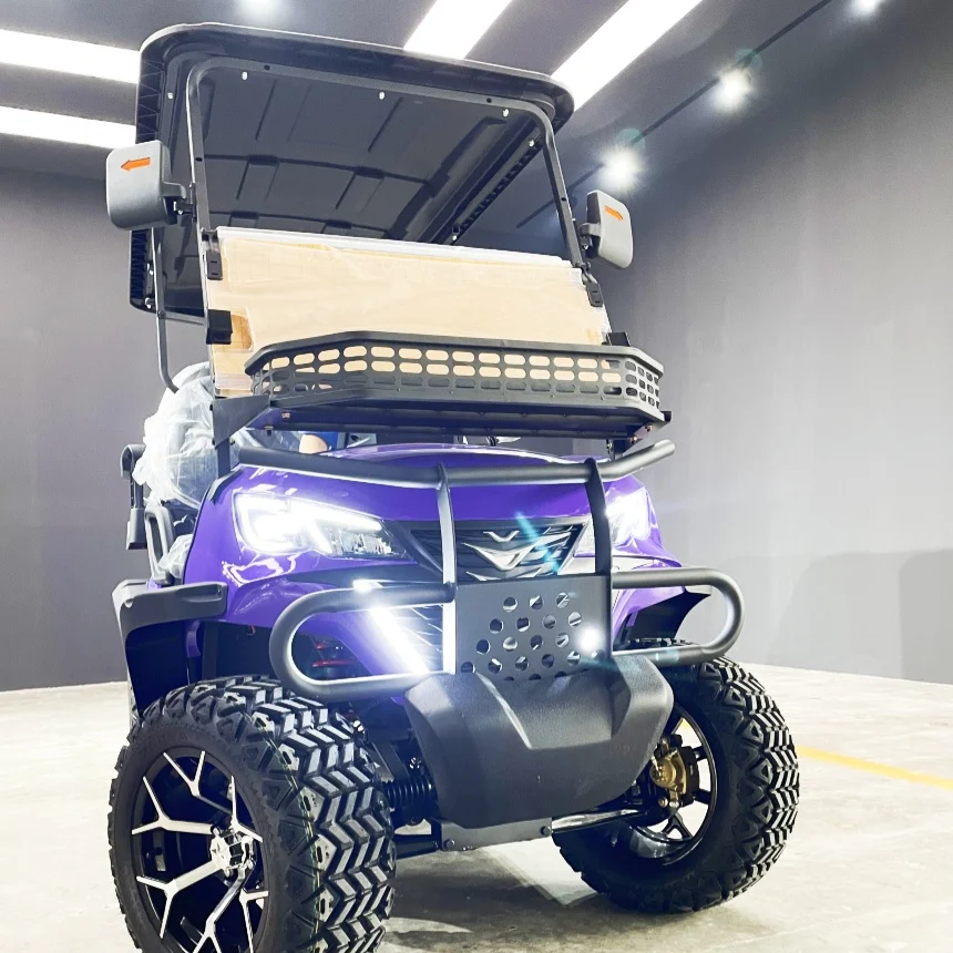 Factory Export Customizable Lithium Pro 4 Seater Adult Golf Cart Electric Vehicle Adult Street Legal Vehicle Mini Electric Vehic
