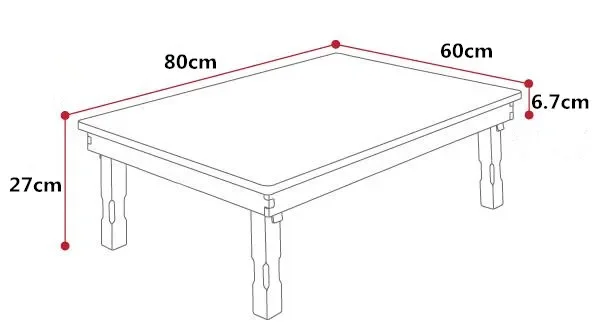 โบราณเกาหลีกาแฟชาตารางพับขาห้องนั่งเล่นสไตล์เอเชียพับเฟอร์นิเจอร์ชั้นแบบดั้งเดิมโต๊ะรับประทานอาหารไม้