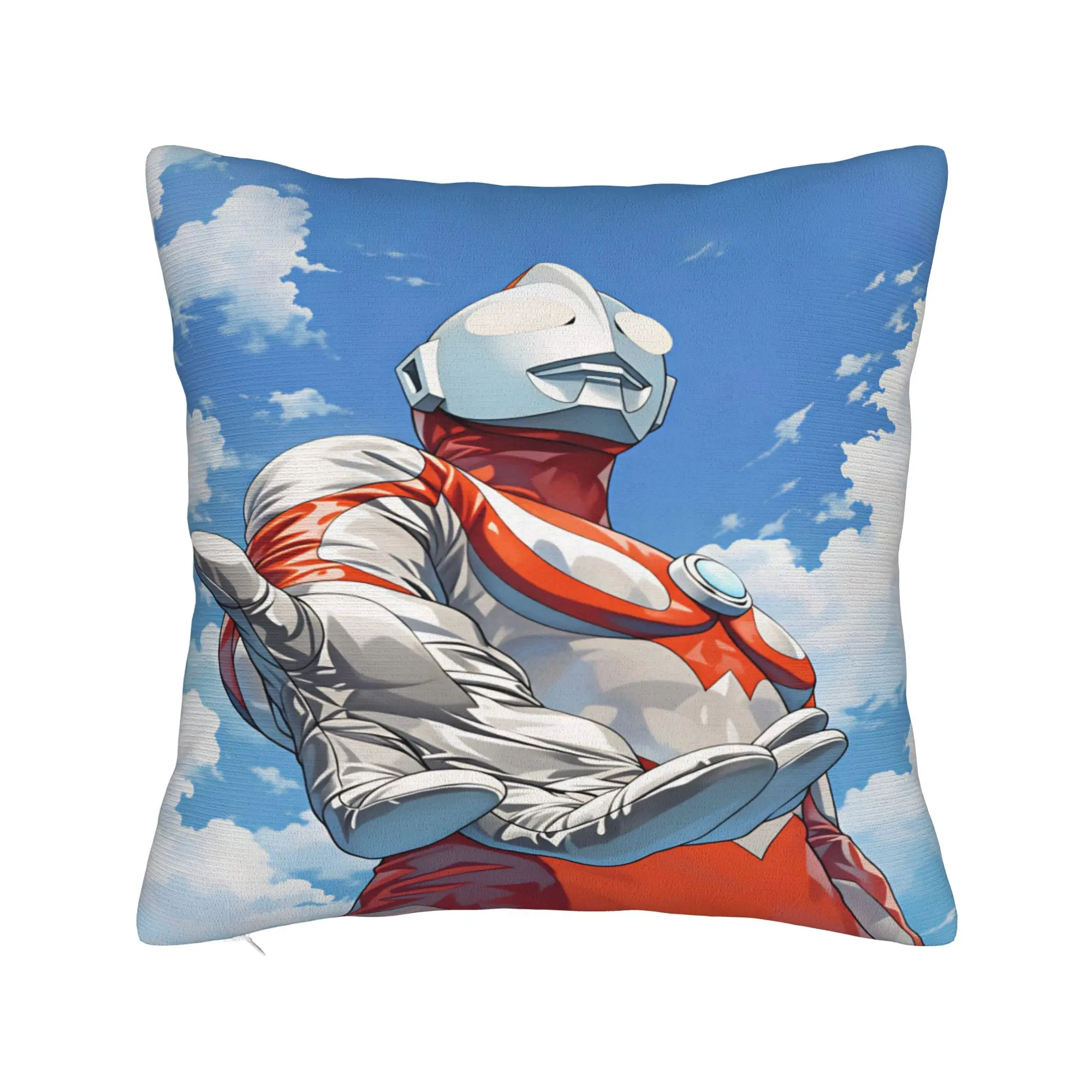 Pillow Case Ultraman Tiga Zero  Soft  Pillow Cover For Sofa Home Decoration Kawaii Pillowcases