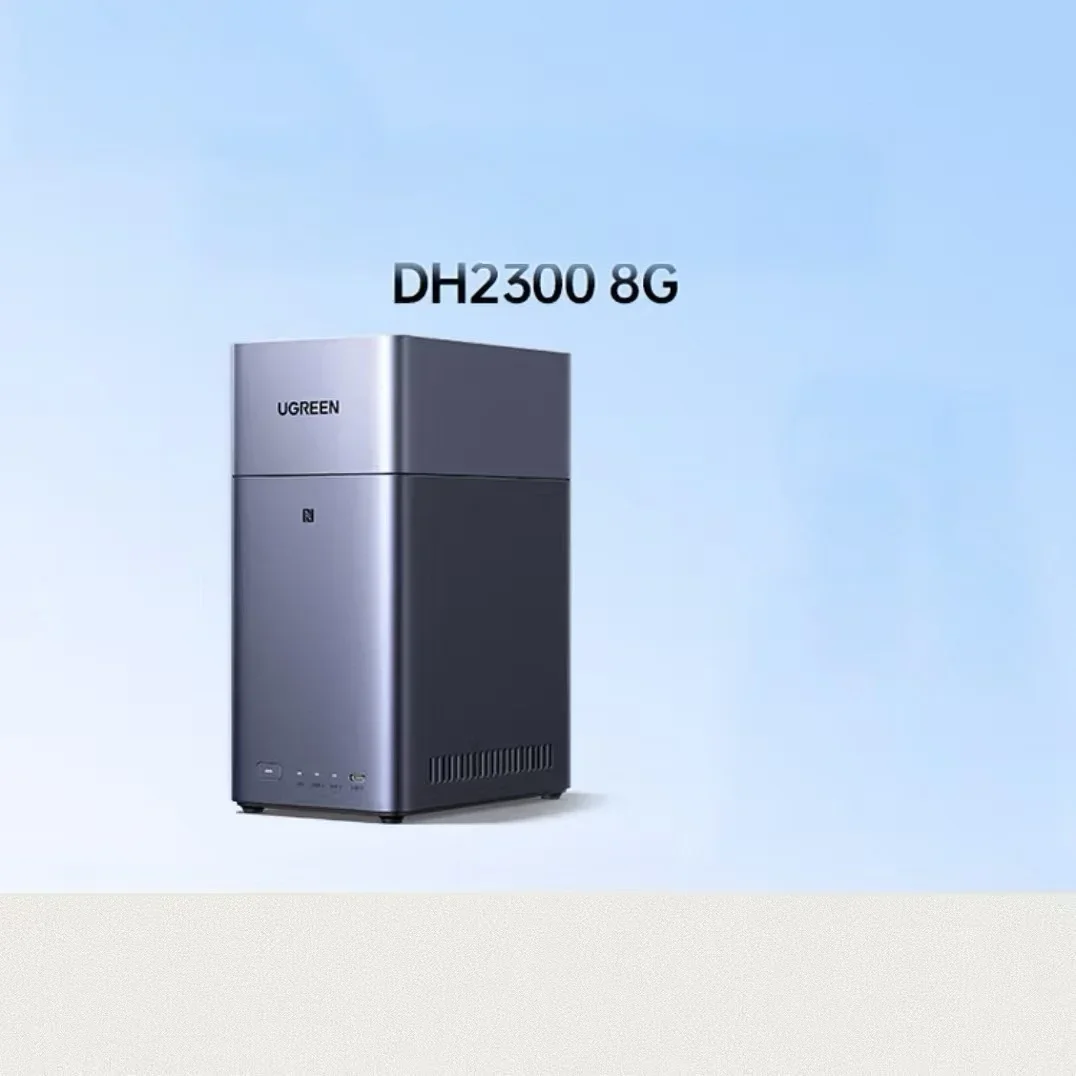 TLF UGREEN DH2300 2 Bay Desktop NAS N100 Quad Core CPU 4K for  8GB DDR5 RAM Diskless USB Attached Networking Storage
