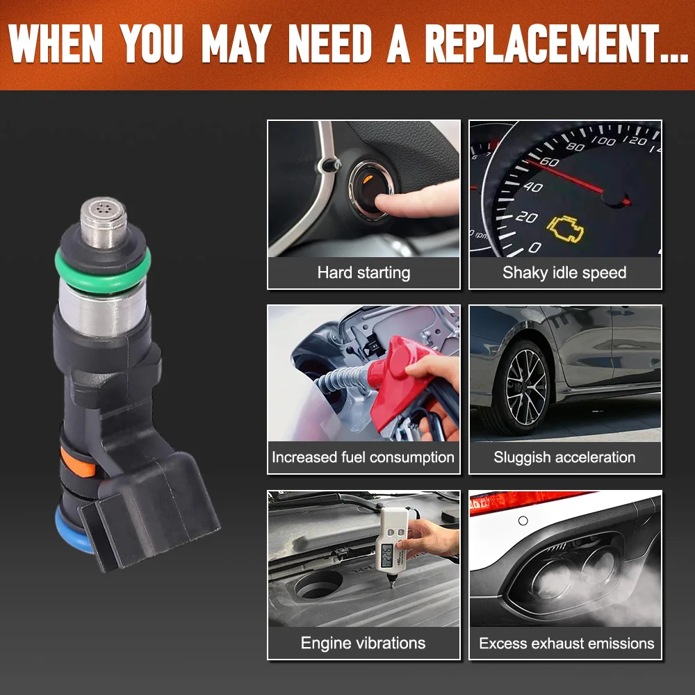 

4Pcs Fuel Injectors with 4 Accssoriet EV14 52lb 550cc For 2.7TT Turbo Audi A4 TT VW Golf Jetta 0280158117