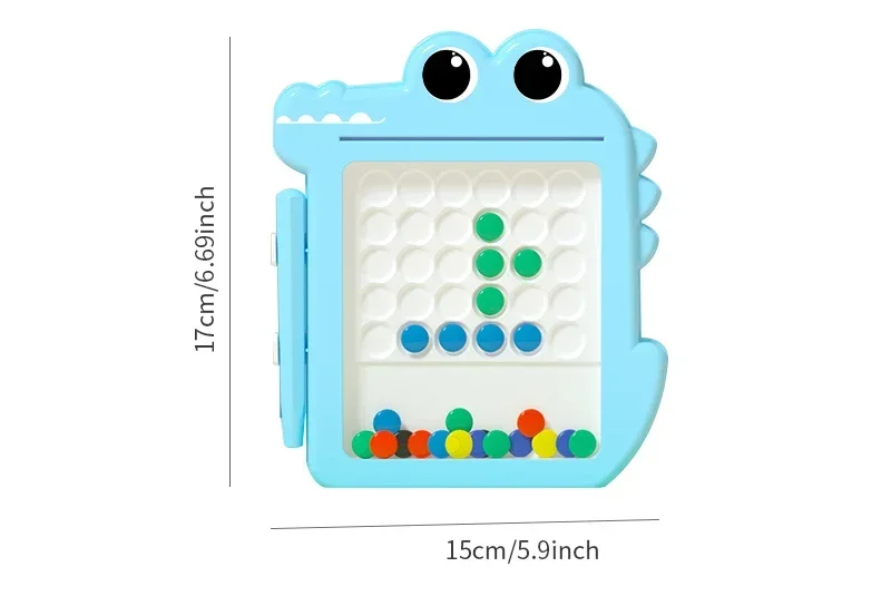 子供のための磁気ペン製図板,パズル,磁石,ビーズ,フォーカス,トレーニング,調整,運動,教育玩具