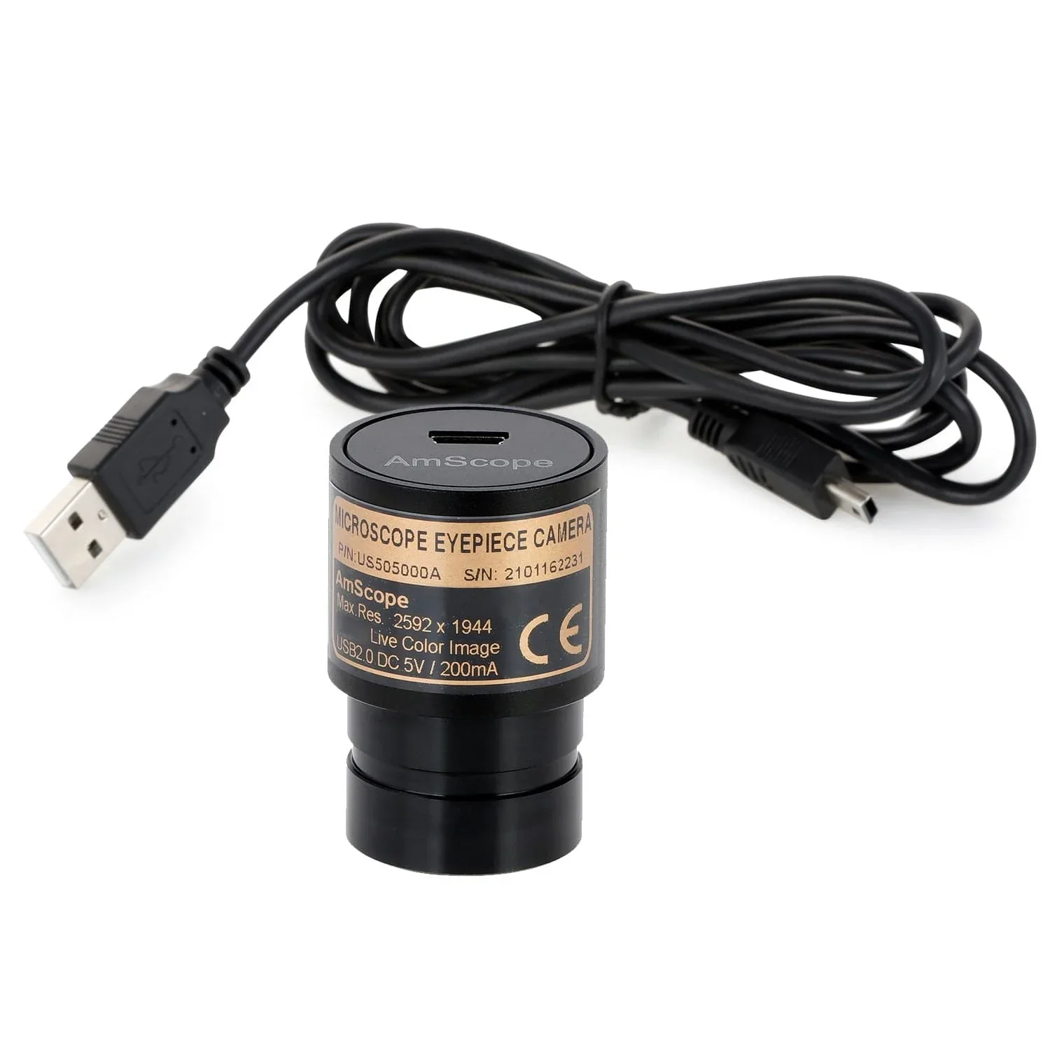 

AmScope MD Series 3.0MP USB 2.0 Color CMOS Digital Eyepiece Microscope Camera