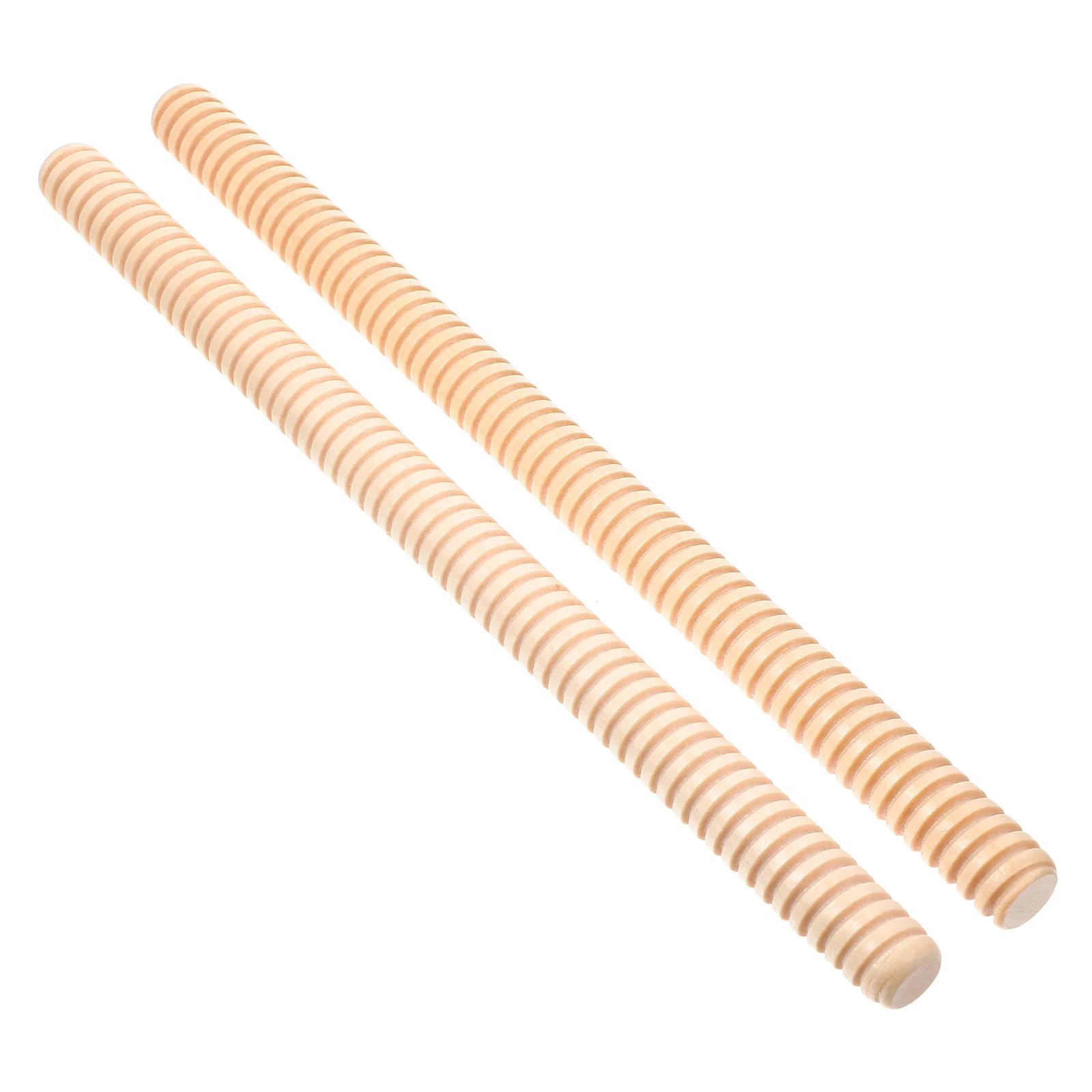 

2Pcs Premium Wooden Rhythm Sticks Safe Rounded Edges for Classroom Musical Instruments Wood Claves Hardwood Claves
