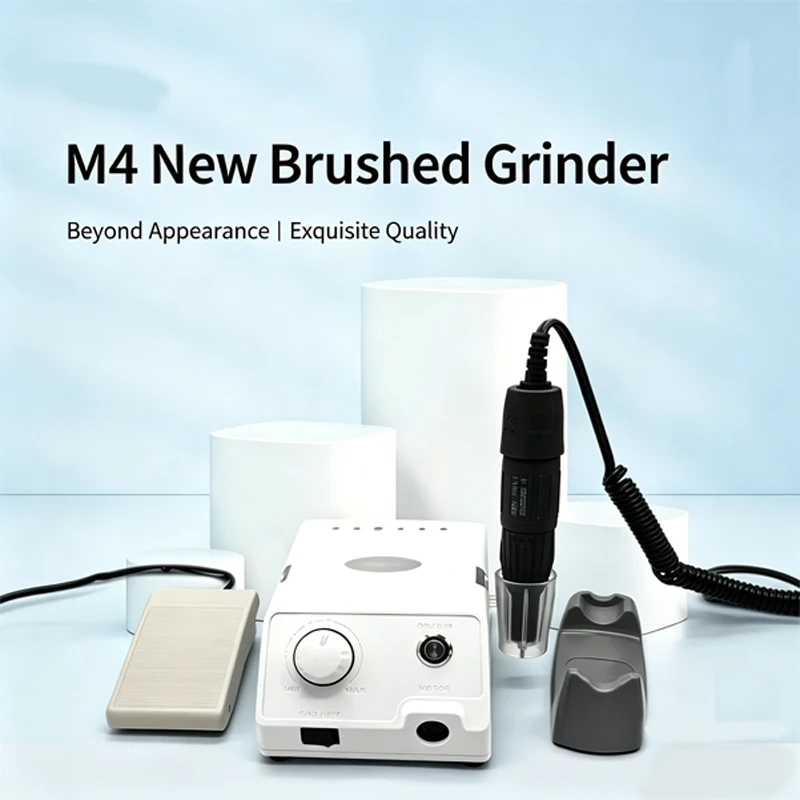 Dental Micromotor White M4 Buffing Machine 45000RPM H37LN For Dental laboratory And Electric Nail Drill Polishing Machine