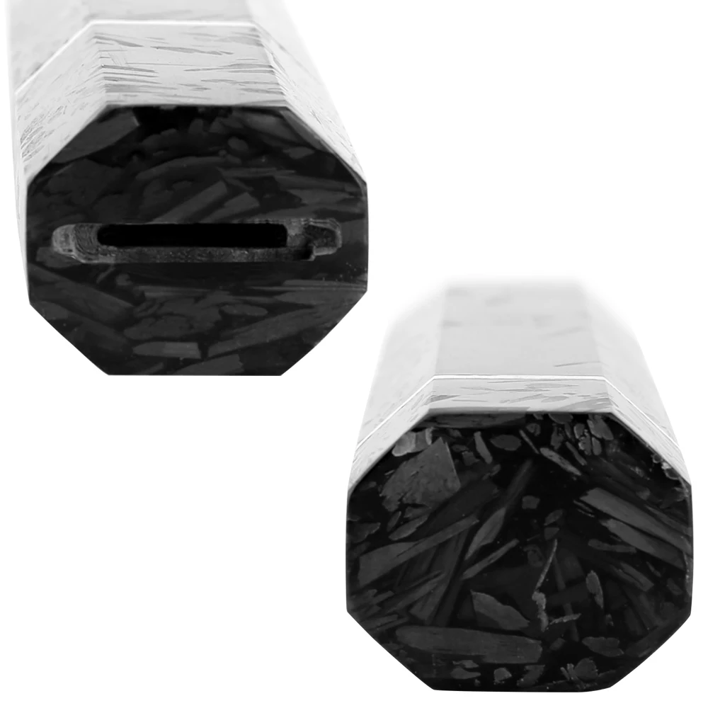 Faca de chef octogonal de resina e fibra de carbono feita à mão, cabo para faca de chef japonês, faca de sashimi, acessórios de fabricação de faca diy