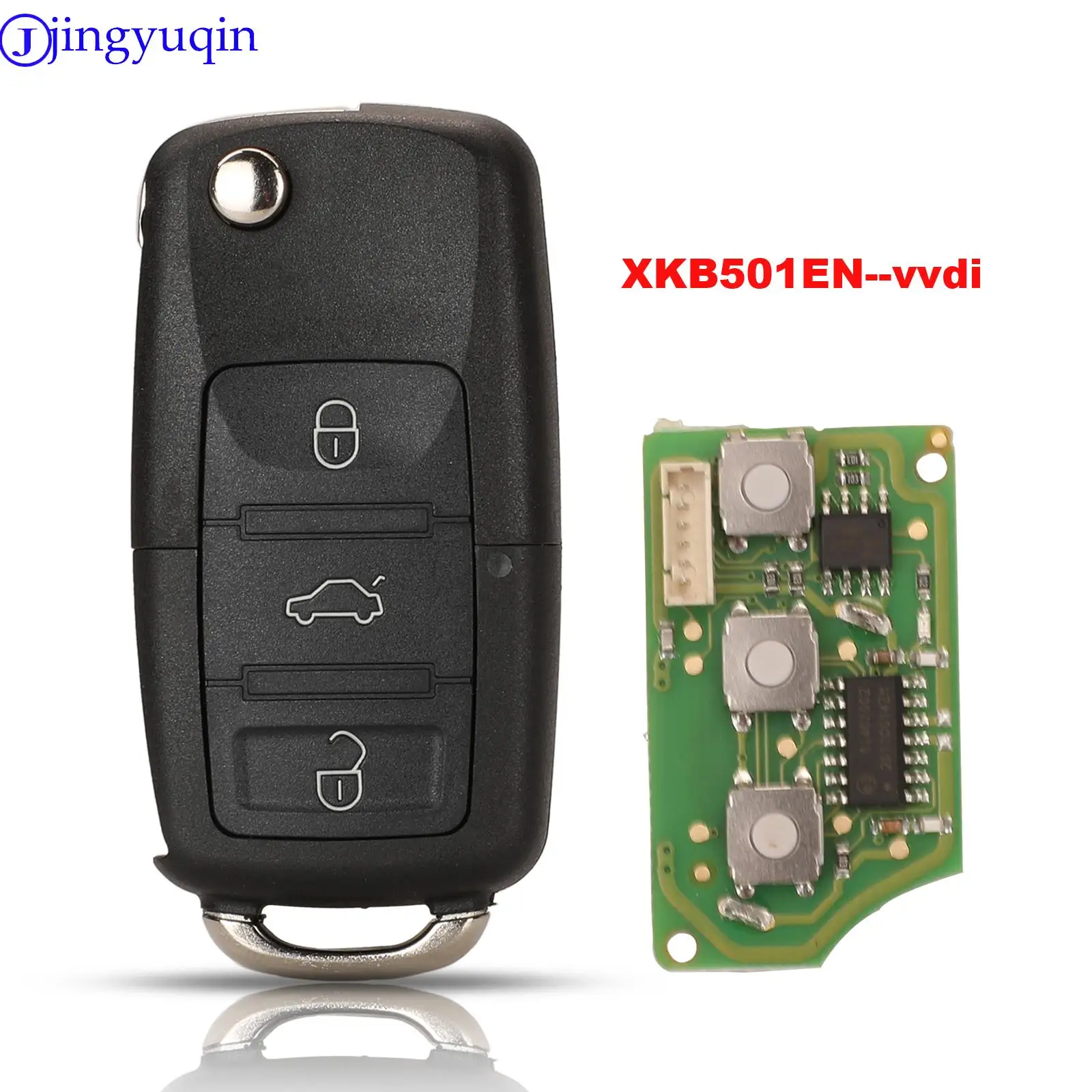 Xhorse jingyuqin XKB501EN For V-W B5 Type 3 Buttons Wired Universal Remote Key X001-01 for VVDI Key Tool