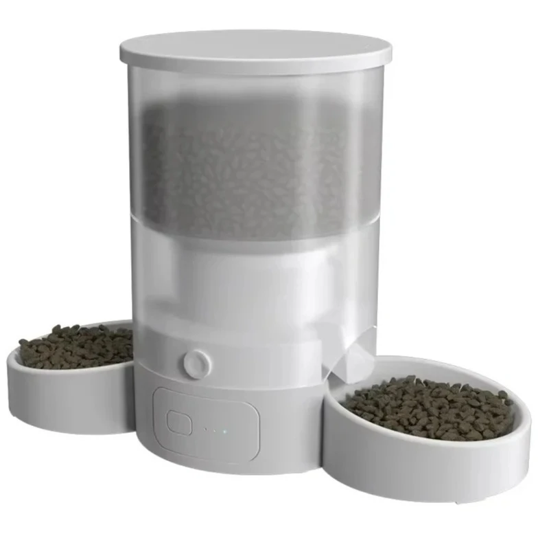 

3L Double Bowls Smart Automatic Dog Feeder WIFI Remote Control Dog Food Dispenser Timing Automatic Pet Feeder