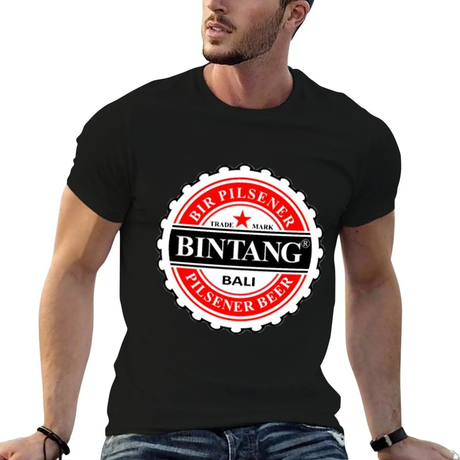 Camiseta Bintang Bali Indonesia Beer, camiseta para hombre, camiseta de verano, camiseta con estampado personalizado, camiseta esencial