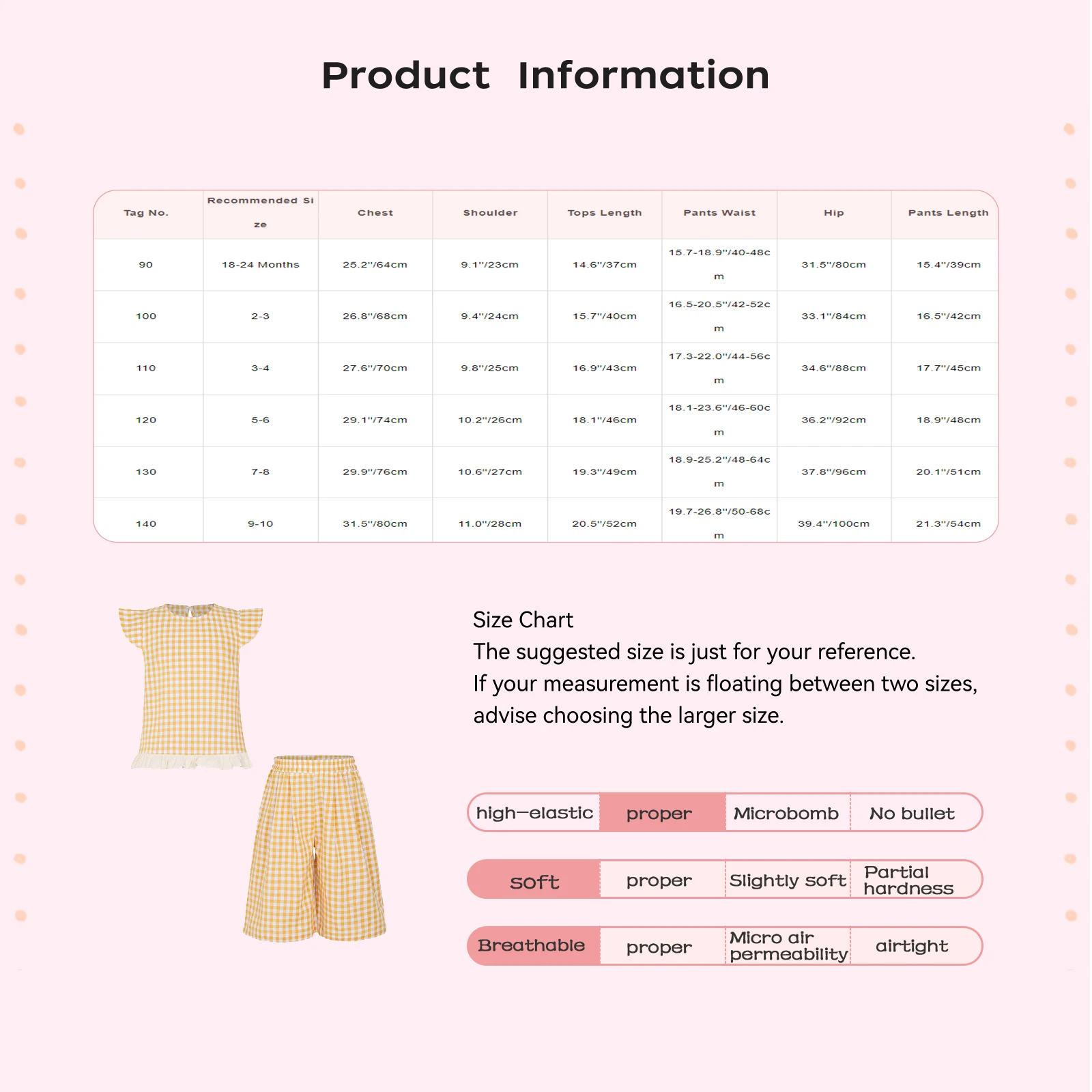 Kids Girls Cap Sleeve Ruffled Hem Plaid Tank Top with Wide-leg Cropped Pants Outfit for Casual Daily Life School Travel Vacation