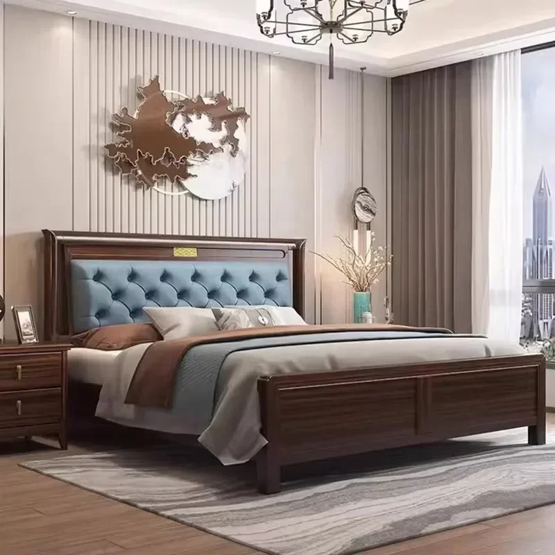 Display Soft European Double Bed Designer Luxury Headboard Modular Bed King Human Trendy Gamer Muebles Entrance Hall Furniture