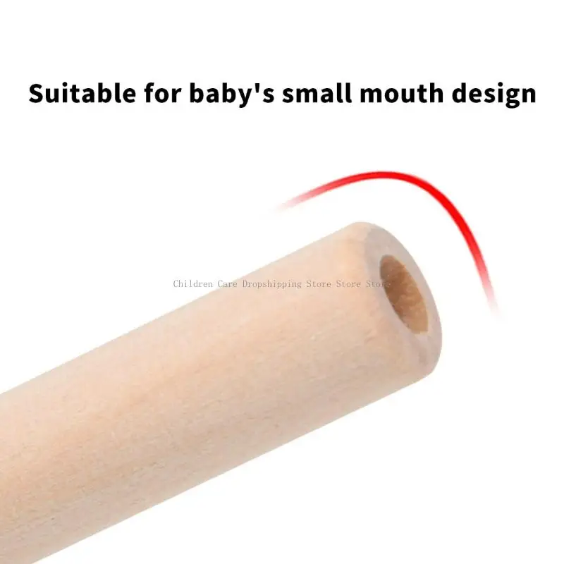 Giocattolo per attività apprendimento della coordinazione occhio-mano con pipa in legno per bambini, per il controllo del in