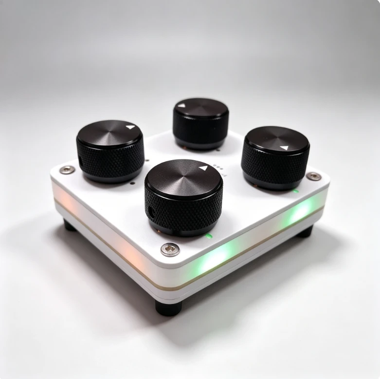 USB-C MIDI Controller 4 Knobs CC Assignable Volume Control Music Production DAW Software Plugin Parameter Mapping Interface
