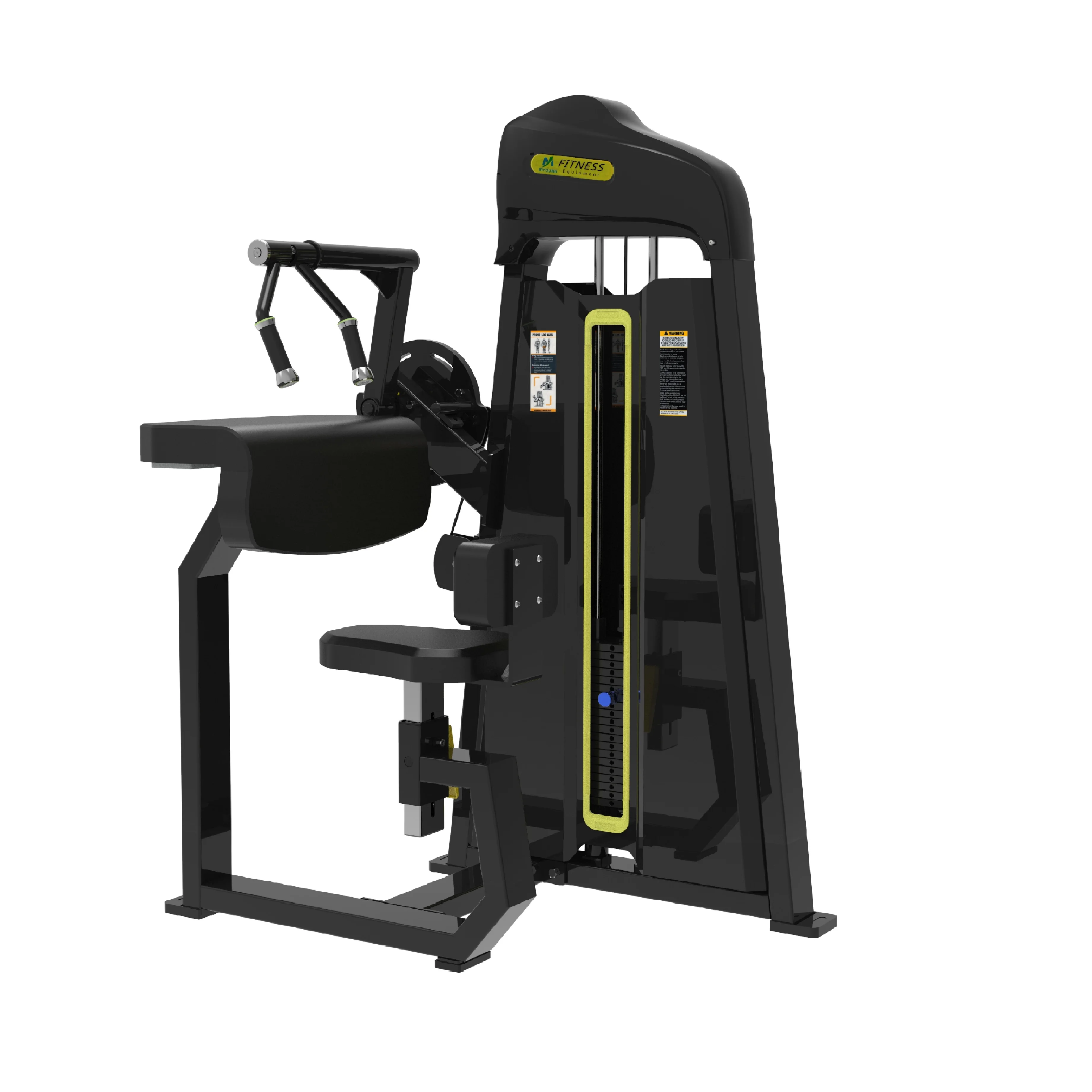 

Seated Tricep-Flat Tricep Extension Biceps Curl Fitness Gym Machine Pin Load Selection Arm Exercise Equipment