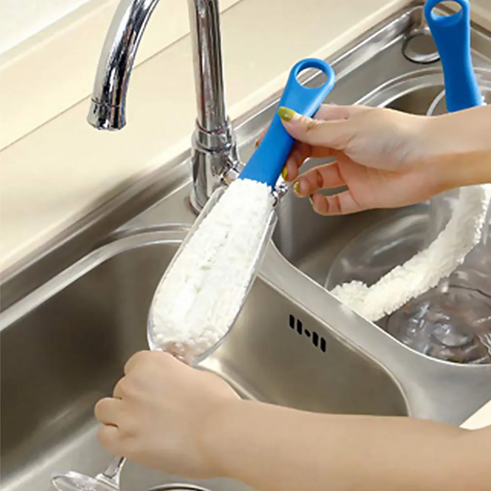 3Pcs Cup Cleaning Brushes Set Wine Glass Decanter Bottle Coffee Maker Goblet Household Glassware Cleaning Tools