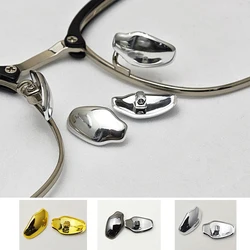 2paris Ceramic Nose-Pad Glasses Eyeglass Crimp-On Sunglasses Support Titanium Artificial Jade Nose Pads Eyewear Accessories очки
