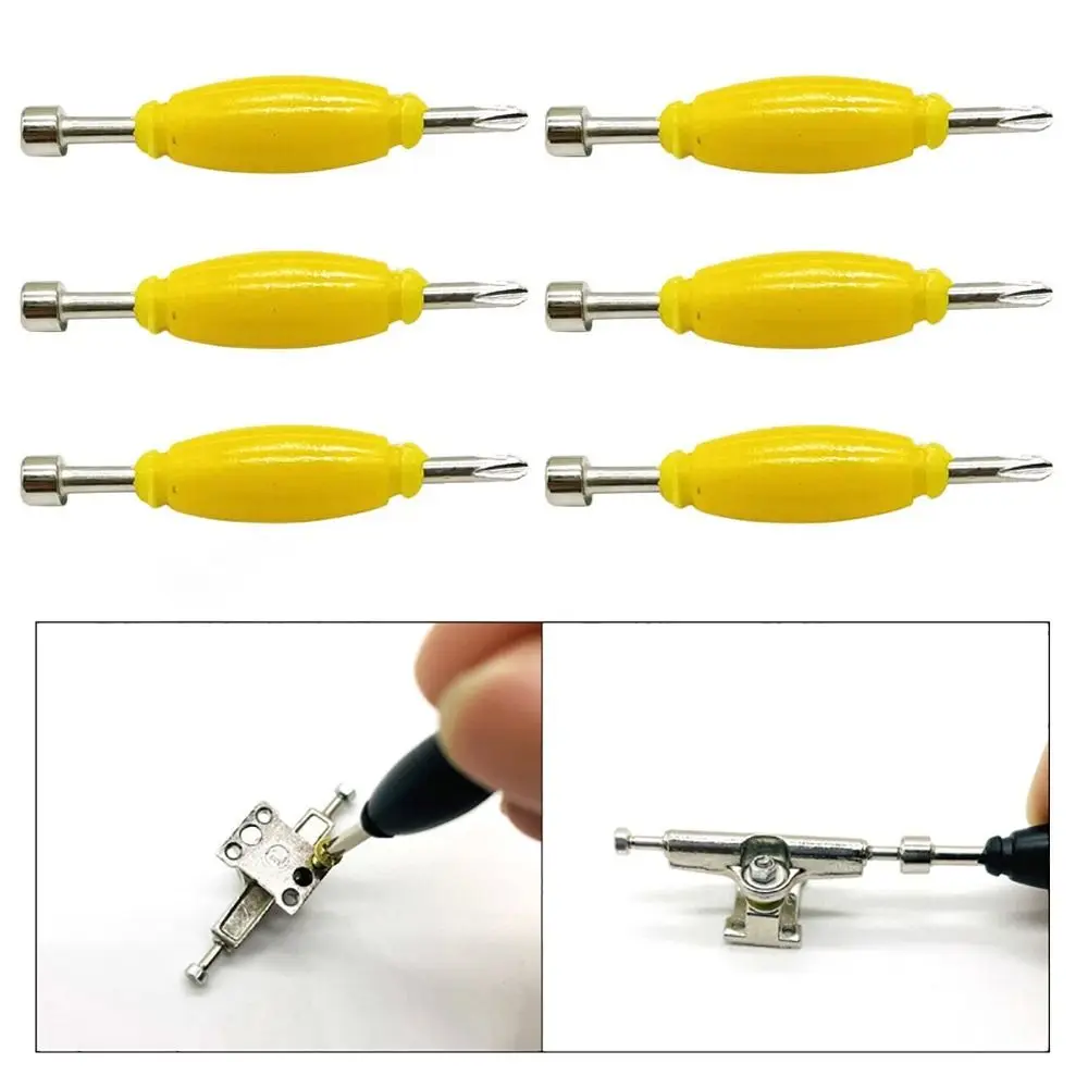 1/6 Stuks Mini Toets Schroevendraaier Moer Driver Voor Tieners Volwassenen Schroef Driver Vinger Board Accessoire Diy Reparatie Tool