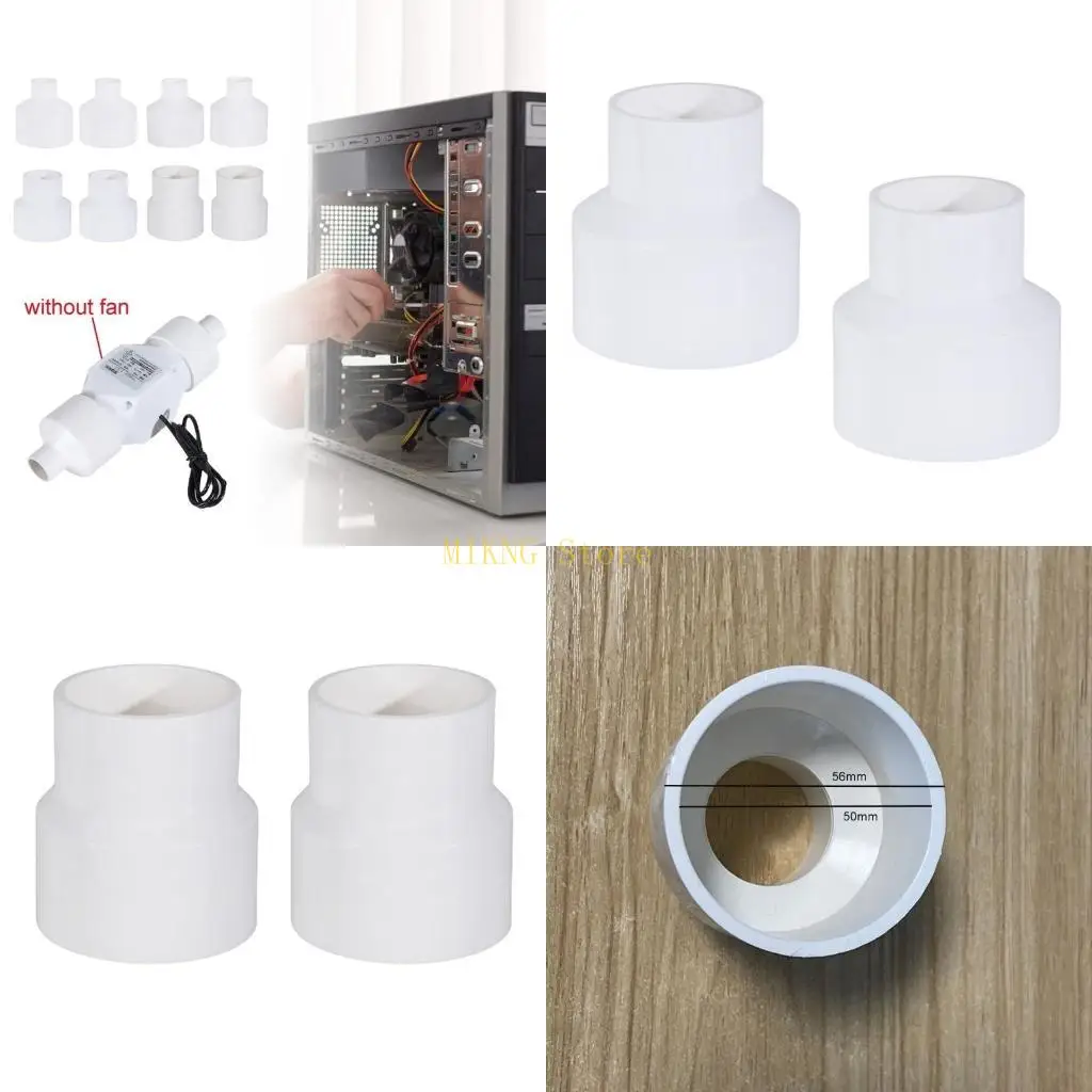 Easy Installs Fan Duct Adapter for 50mm to 20/25/32/40mm Pipe Conversions best sale