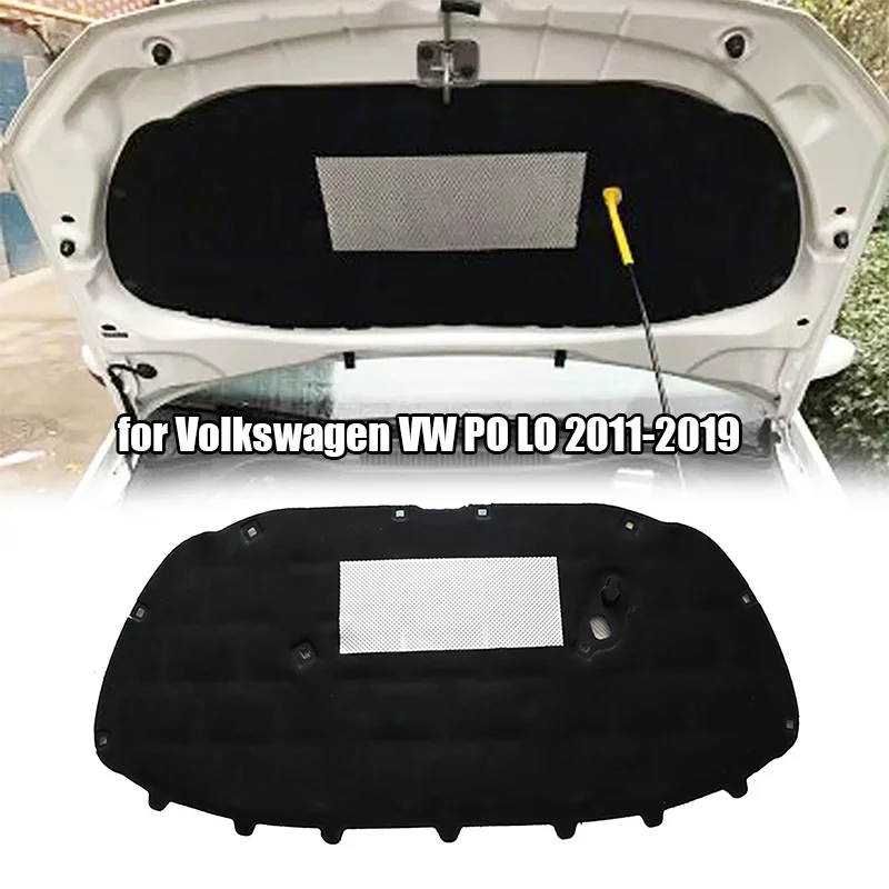 

Car Front Hood Heat Insulation Pad Engine Sound Insulation Pad Mat Soundproof Cover Mat for Volkswagen VW PO LO 2011-2019