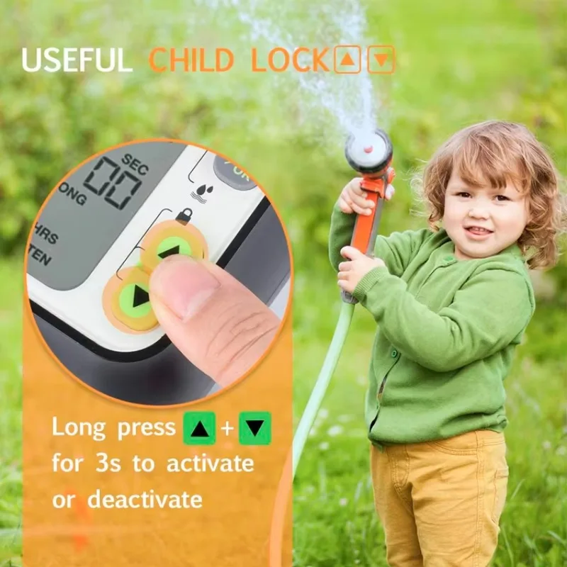 New Automatic Garden Water Timer Irrigation Sprinkler Drop System Controller - view 5