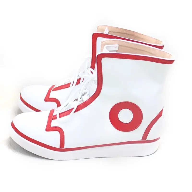 أحذية أنيمي Pochita Denji Man التأثيرية أزياء أحذية PU مسطحة لحفلات الهالوين وحفلات الكرنفال وعيد الميلاد حسب الطلب