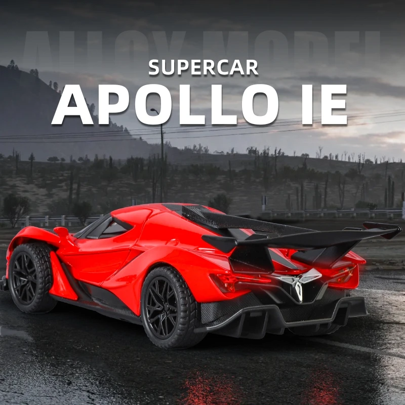 Modelo de veículo fundido pré-construído em escala 1:32, carro de corrida em liga, adequado para presentes, presentes de feriado e exibição de veículos.