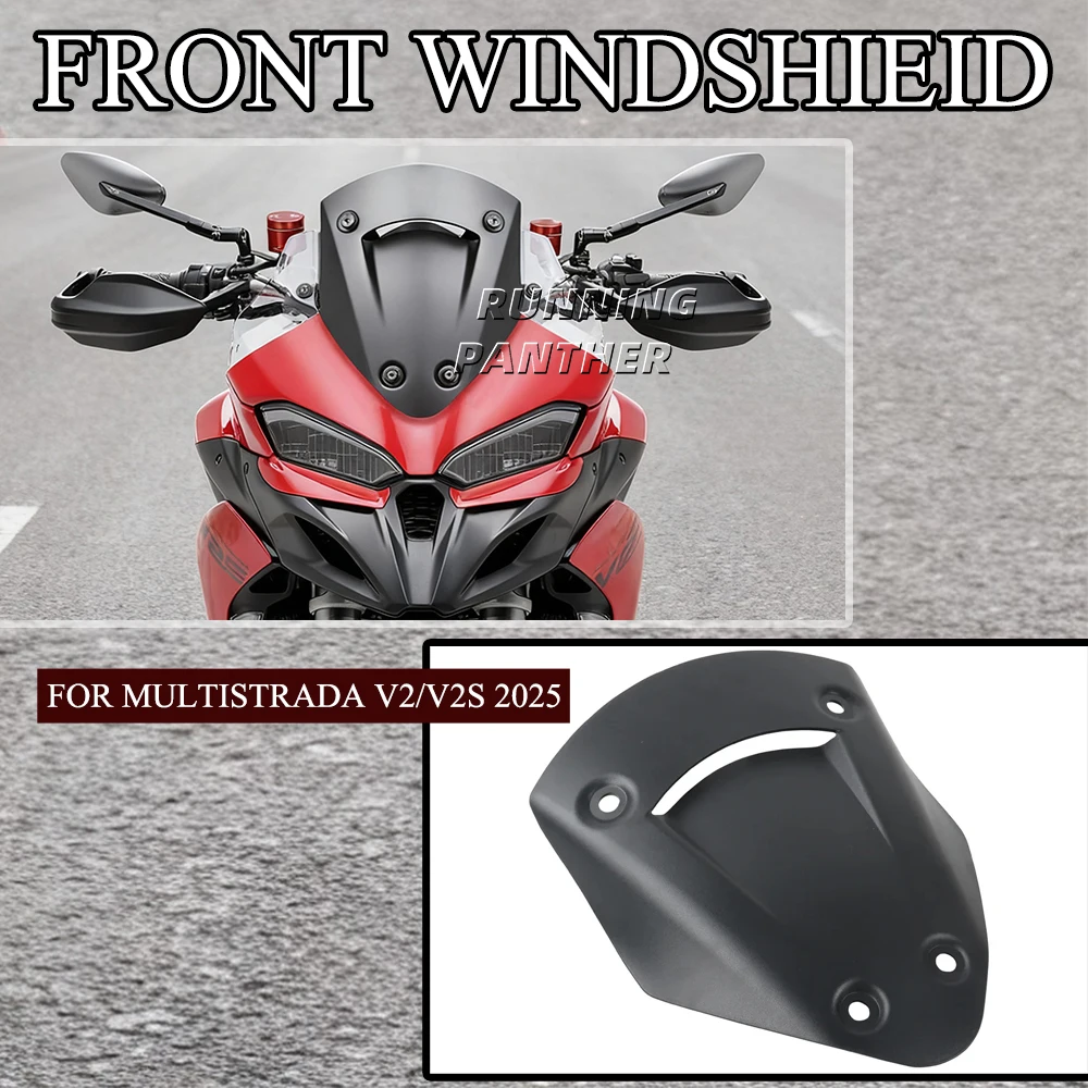 

FOR Ducati Multistrada V2 V2S 2025 New Motorcycle Modification parts front windshield and windshield panel compatible with