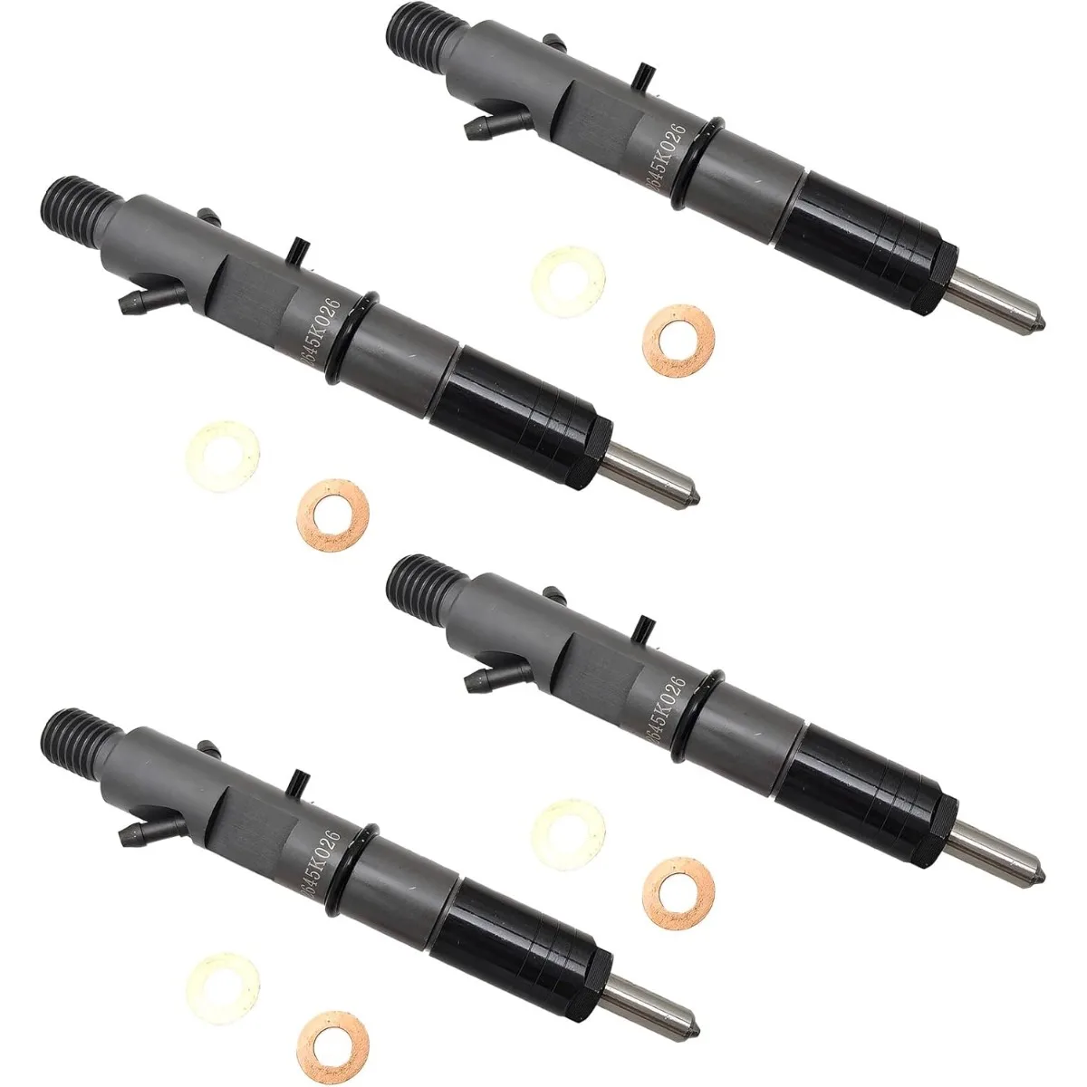 Fuel Injector B03303A 2645K026 For Perkins 1104D-44TA Engine Delphi (Pack of 4)