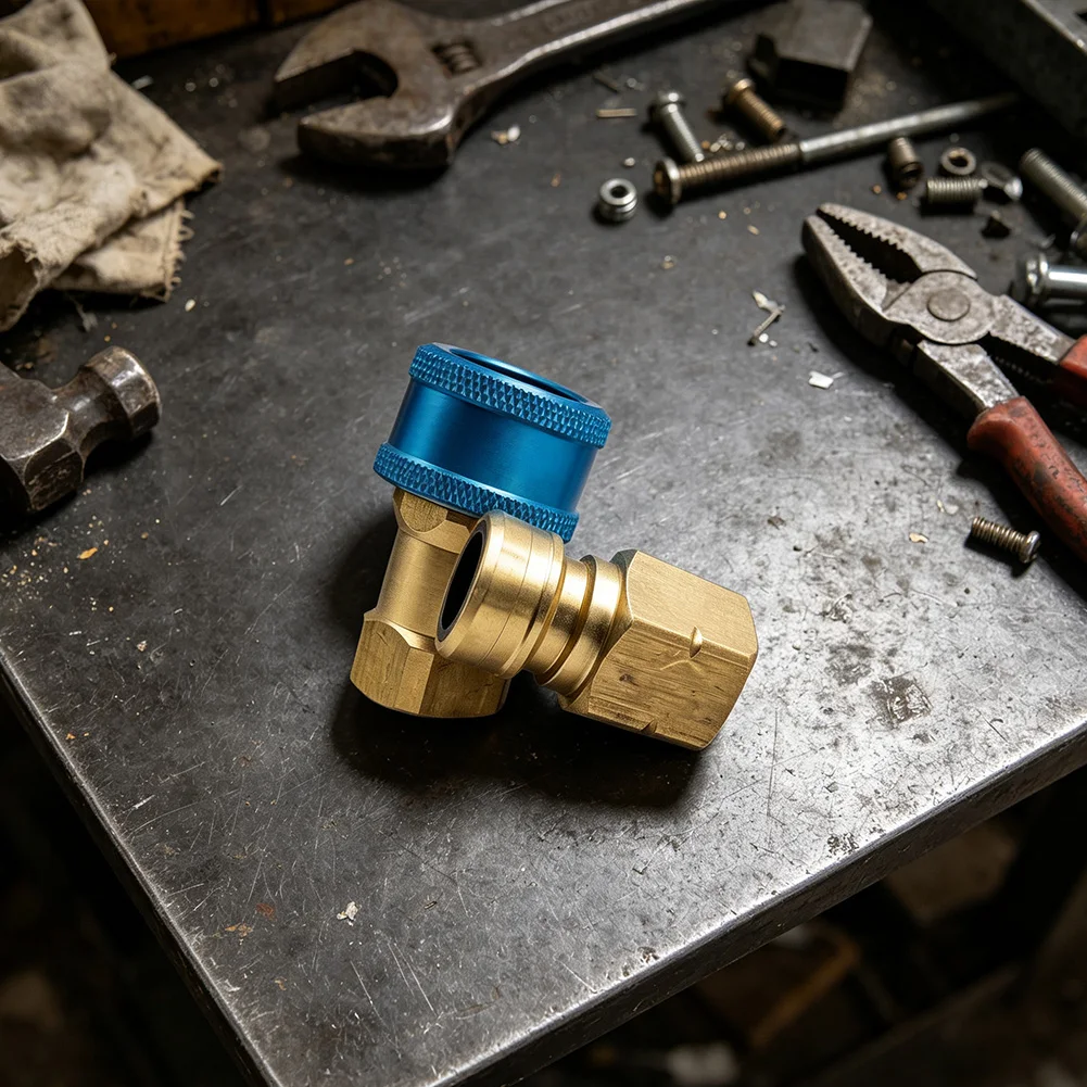 Brass Gas Fitting Featuring Automatic Thermal Shutoff at 250-300 F for Safety in High-Temperature Environments