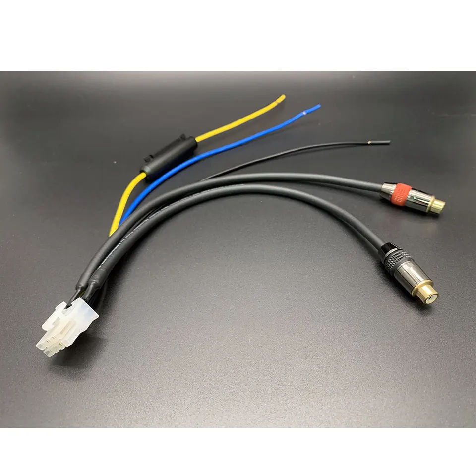 8ピンカーラジオサブウーファーRCA電源ケーブル アルパインSWE-815