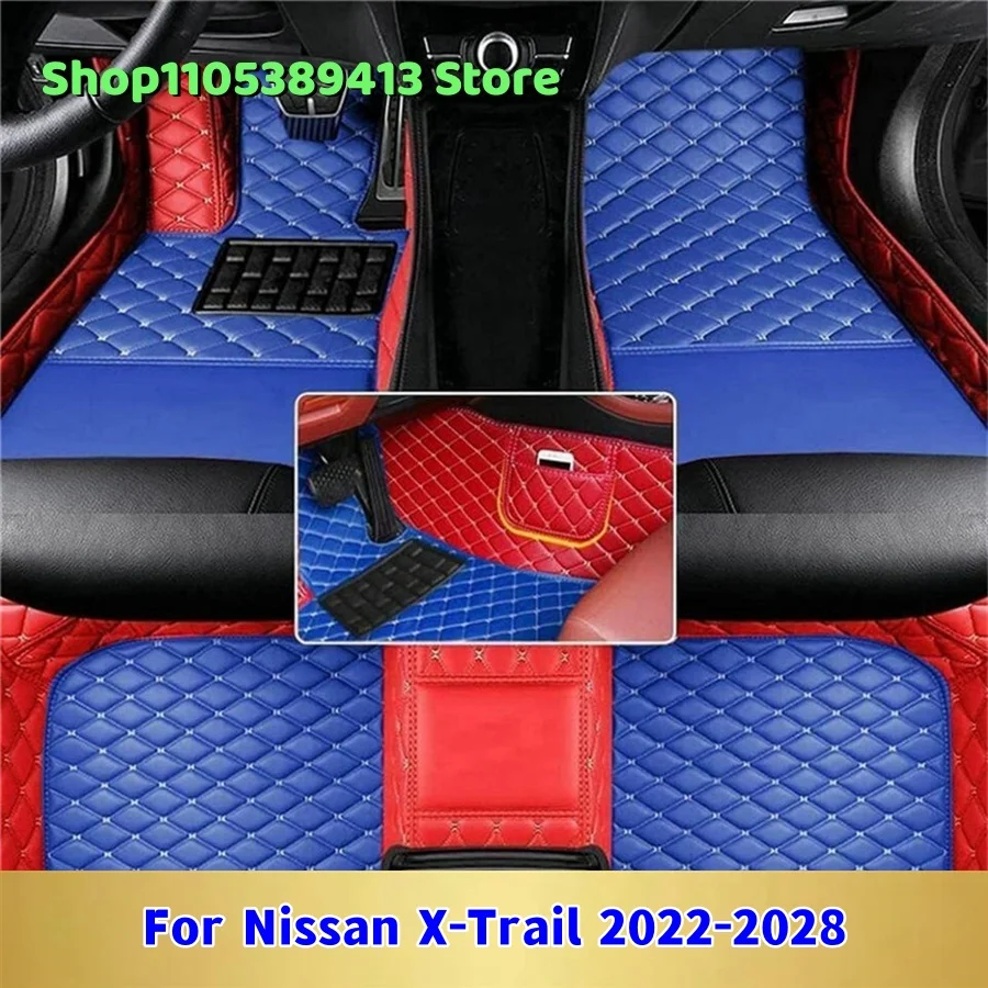 

The Mats Carpets Car Mat Accessories Leather Custom Car Floor Mats For Nissan X-Trail 2022 2023 2024 2025 2026 2027
