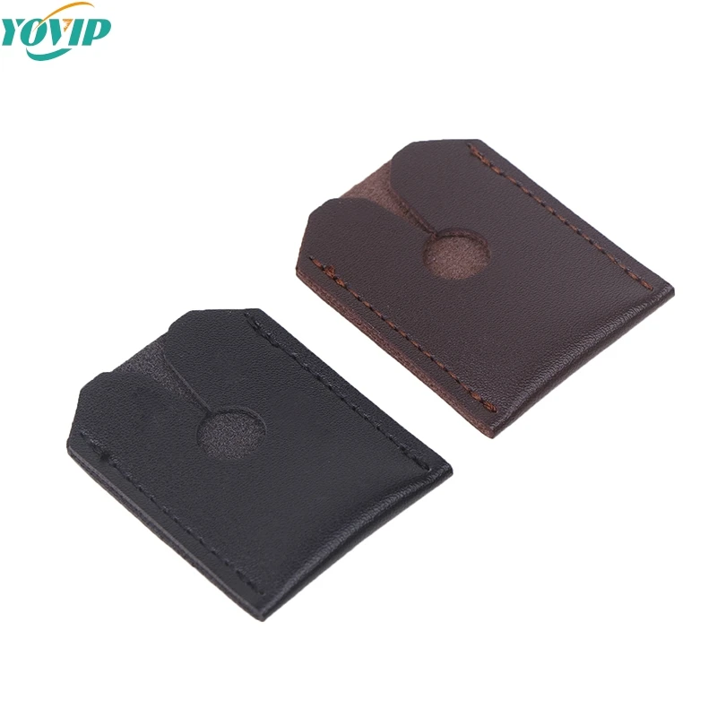 1Pcs Black Razor Head Protective Cover Case Plastic Double Edge Razor Head Sleeve Long Handle Universal