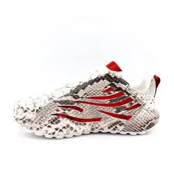 2026 new arrival Fashion Python skin causal shoes men,male Genuine leather sneakers pdd561