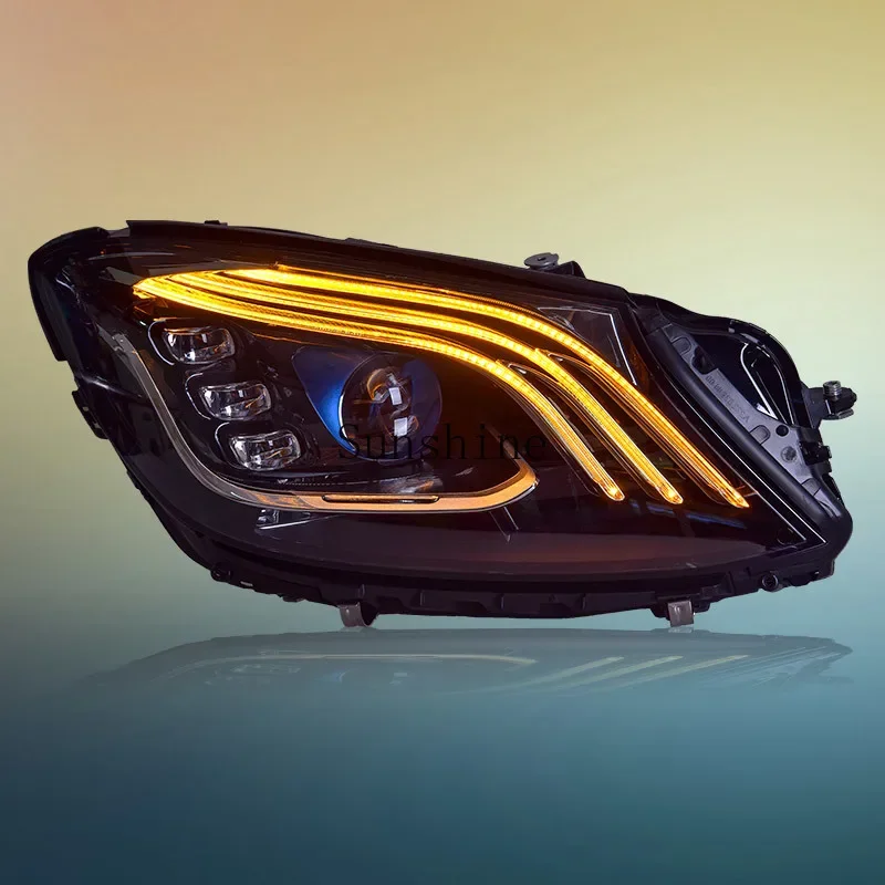 

S-class W2 2214-18 modified 19 new LED lens headlight assembly