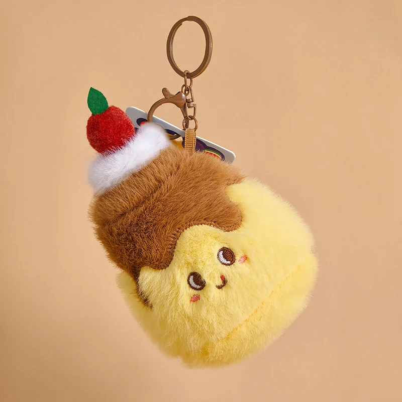 16 estilos Mini Snack juguetes de peluche Kawaii colgante llavero bolsas decoración dibujos animados lindo llavero de comida regalo de cumpleaños para niños