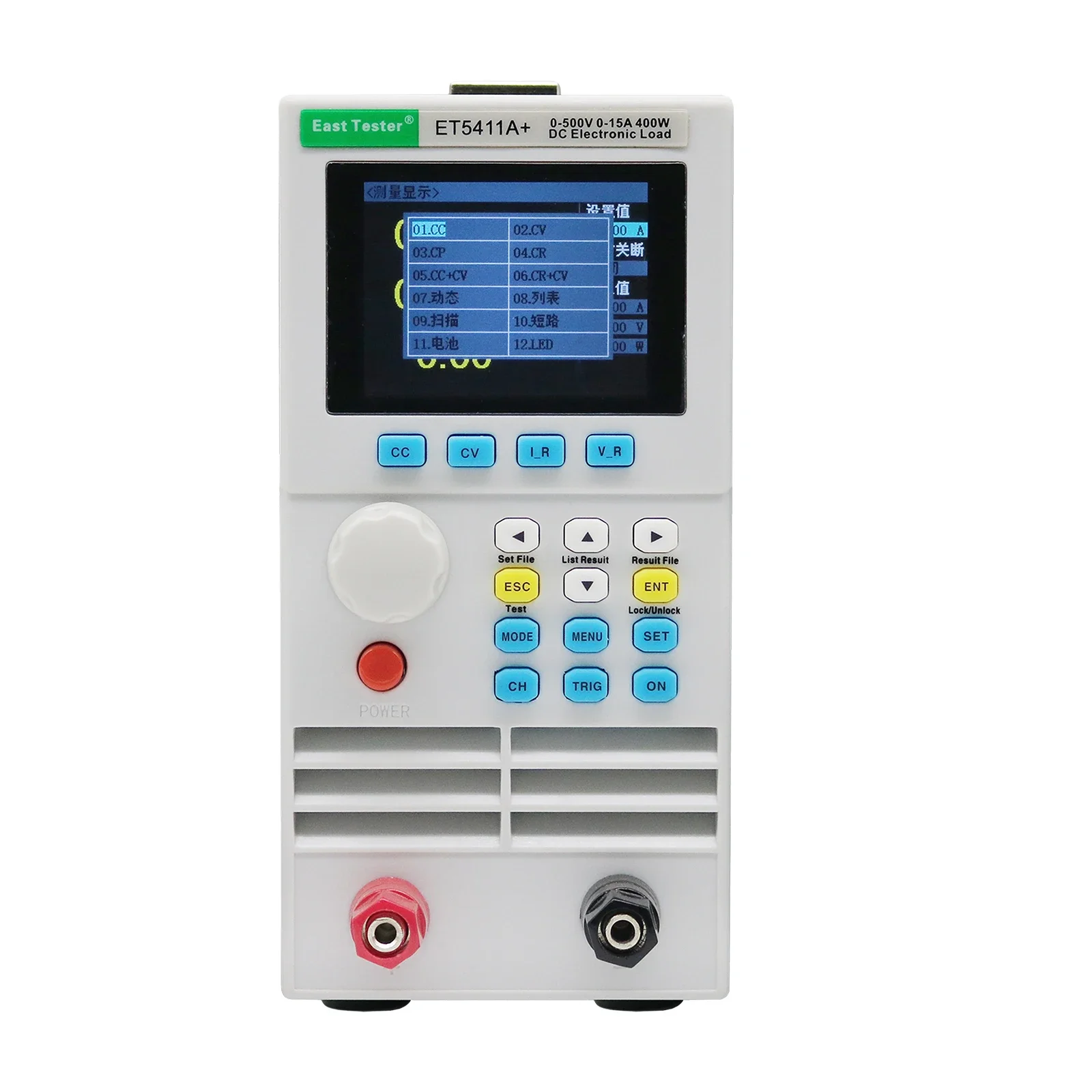2026 ET5411A+ 500V 15A 400W One-Channel Programmable Load High Resolution Precision DC Electronic Load
