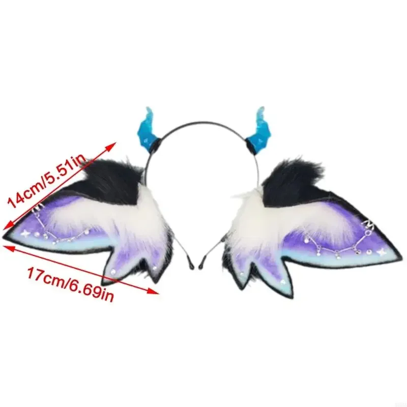 M68a جميل الوحش أذن الأذن ملحقات الأزياء للنساء الفتاة هالوين حدث