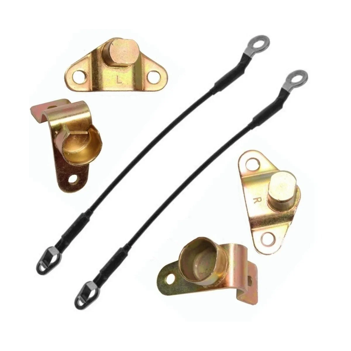Tailgate Hinges Cables Repair Kit 15074252 for 99-06 Chevrolet Silverado GMC Sierra 1500 2500 3500