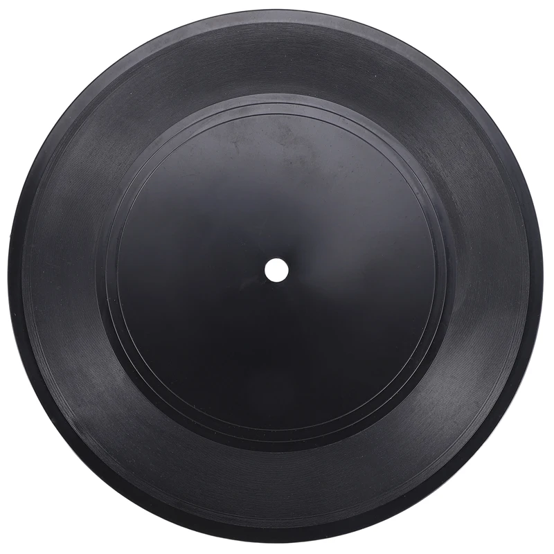 Blank Vinyl Records 7 Inch CD for Room Decor CD Wall Decor Vinyl Records Decor Black Fake Records Decor (12 Pieces)-A27I